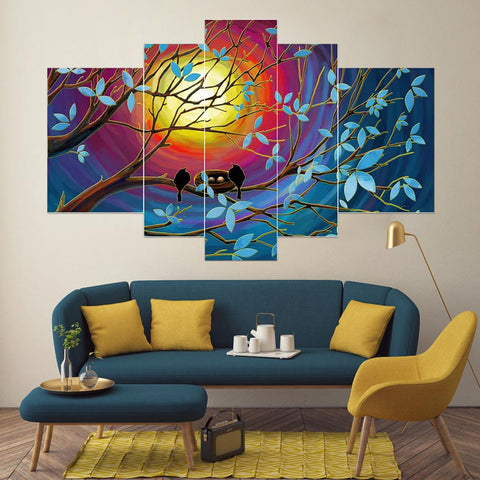 Birds Unframed Canvas